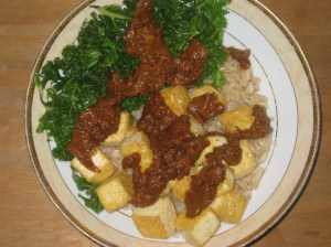 Curried Peanut Tofu Bowl (3)