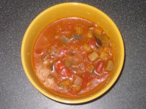 A Vegan Taste of France Aubergine and Tomato Soup (4)