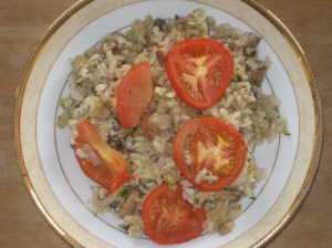 A Vegan Taste of France Courgette Mushroom and Rice Tian (1)
