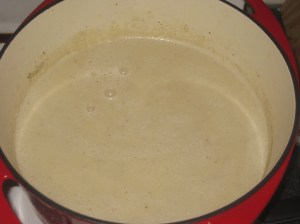 A Vegan Taste of France Creamy Cauliflower Almond Soup (6)