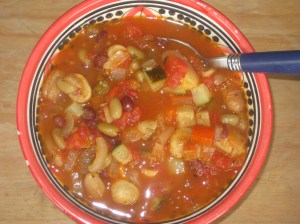 A Vegan Taste of France Provencal Mixed Bean Soup (5)