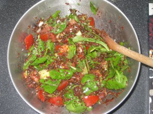 Salad Samurai - Green Curry Lentil Quinoa Salad