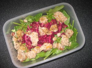 Vegan Secret Supper Apple Beet Salad