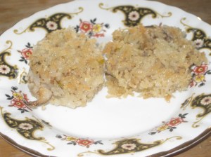 Vegan Secret Supper Leek and Oyster Mushroom Risotto Cakes (2)
