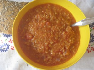 VEW Red Lentil Dahl With Tomatoes