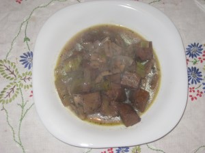 VEW Red wine braised leeks and mushrooms (1)