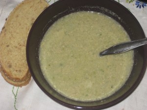 Vegan Bible Curried Creamy Broccoli Soup