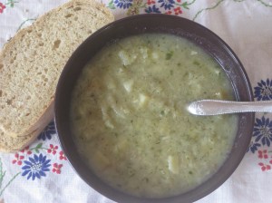 Thug Kitchen Leek and Potato Soup