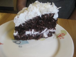 Moment Choc Coconut Cake Again