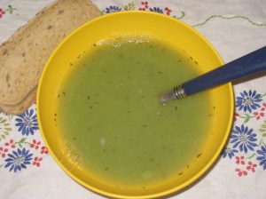 Vegan Soul Kitchen Leek and Pea Puree