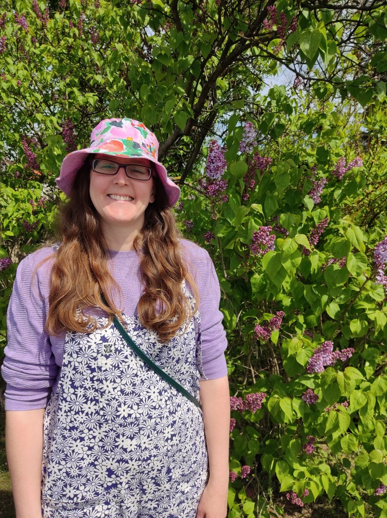 A photo of the blog author smiling in the spring