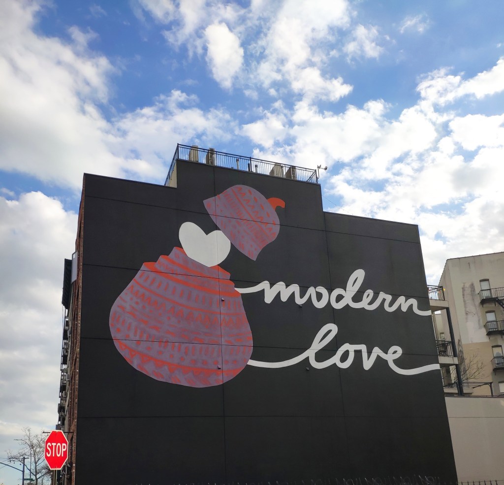 The Modern Love Brooklyn restaurant photographed from the street