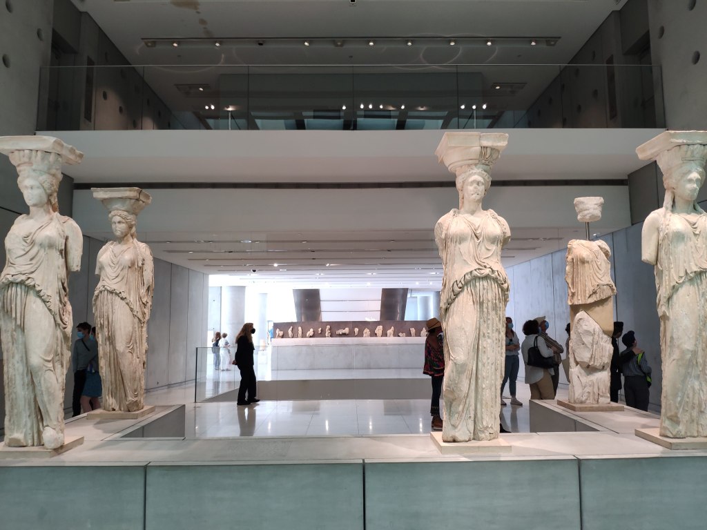 Statues in the Acropolis Museum