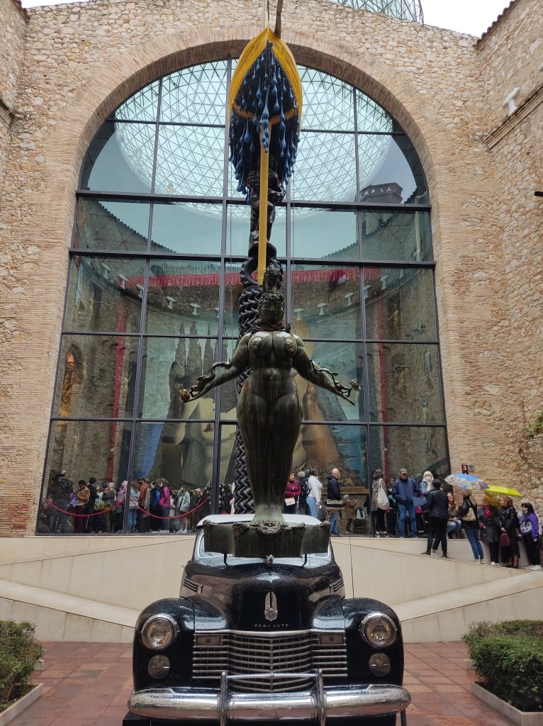 A large artwork at the Dali museum