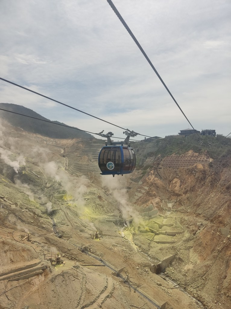 A cable car across the mountain