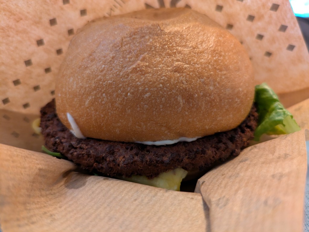 Truffle melt burger