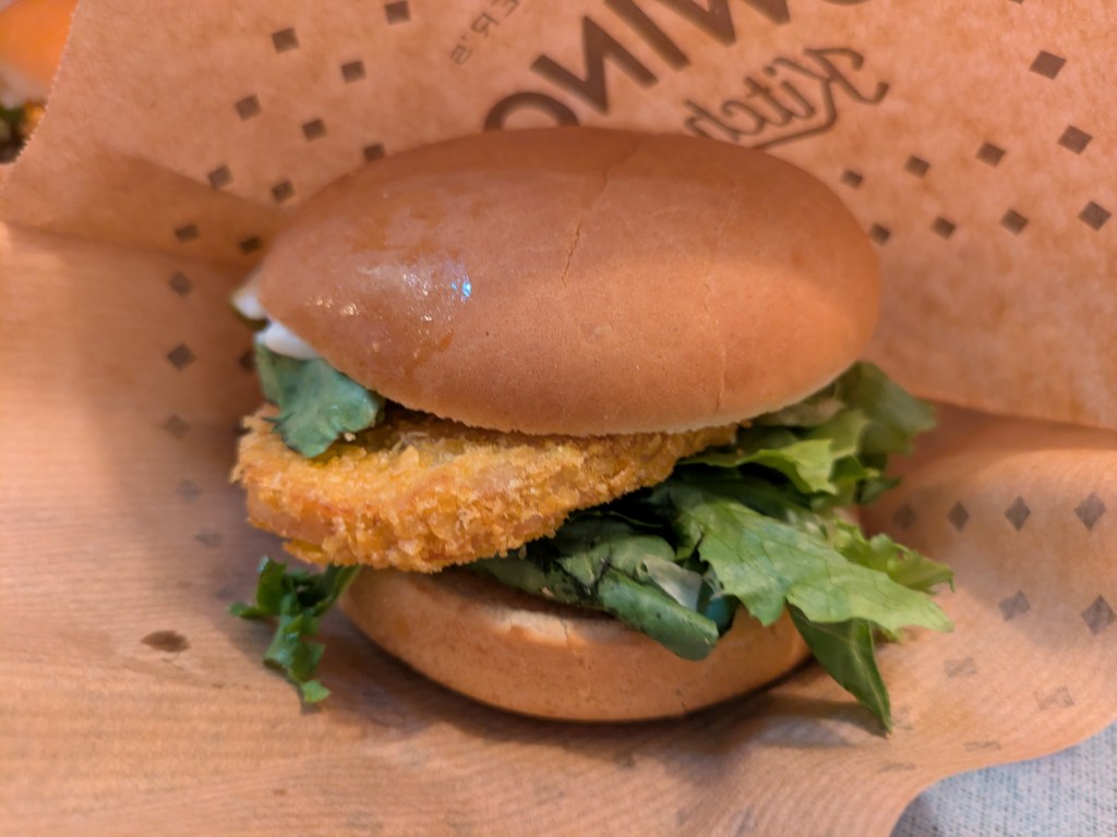 Hot honey chicken burger