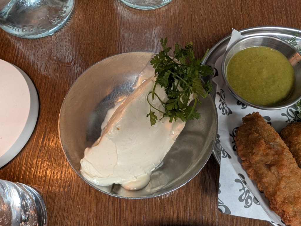 A dish of creamy butter 